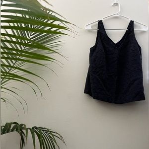 A new day v-neck tank top